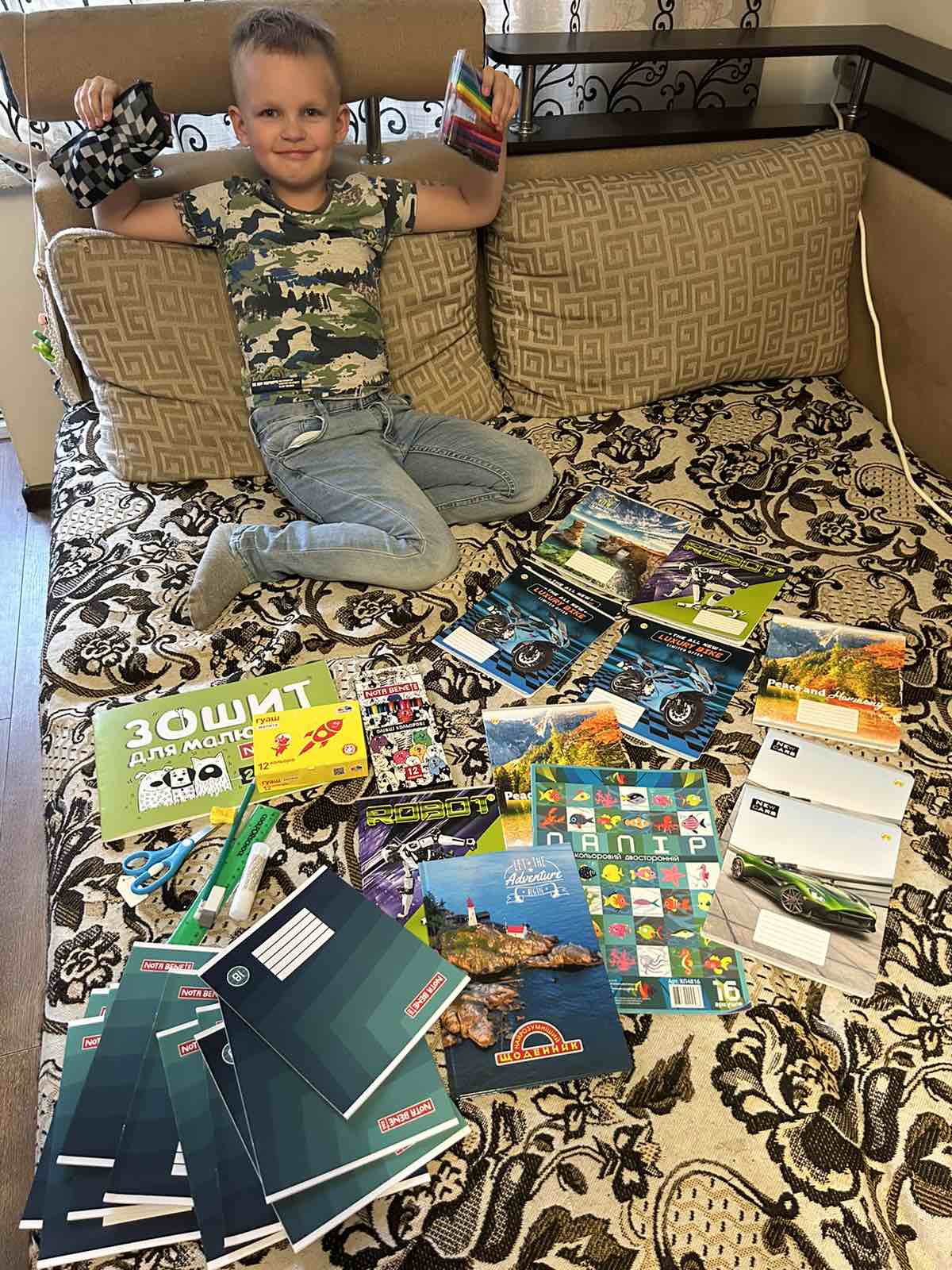 Фотографії з проєкту "Кошик добра"